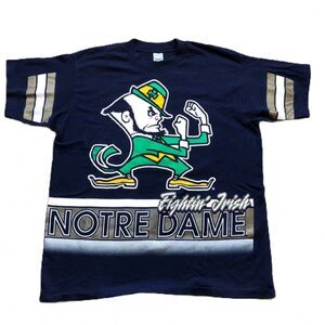 VITG SALEM NOTRE DAME FIGHTING IRISH DOUBLE SIDED GRAPHIC SINGLE STITCH SHIRT